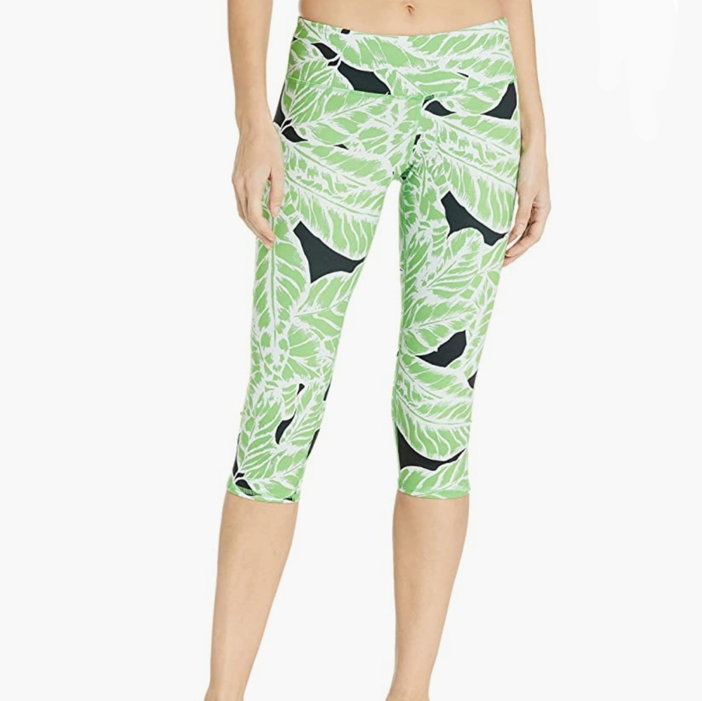 ALO Yoga Airbrush Capri Palm Springs Zest size XXS